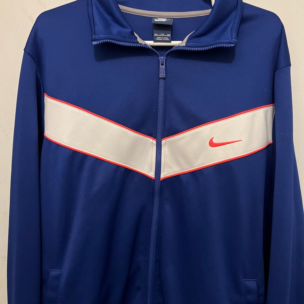 Nike Blue Track Jacket Men’s 2XL Retro
